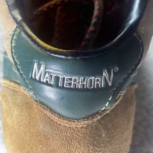 Vintage Matterhorn Hiking Mountaineering 6.5 Rare Taiwan ROC Leather Gorpcore